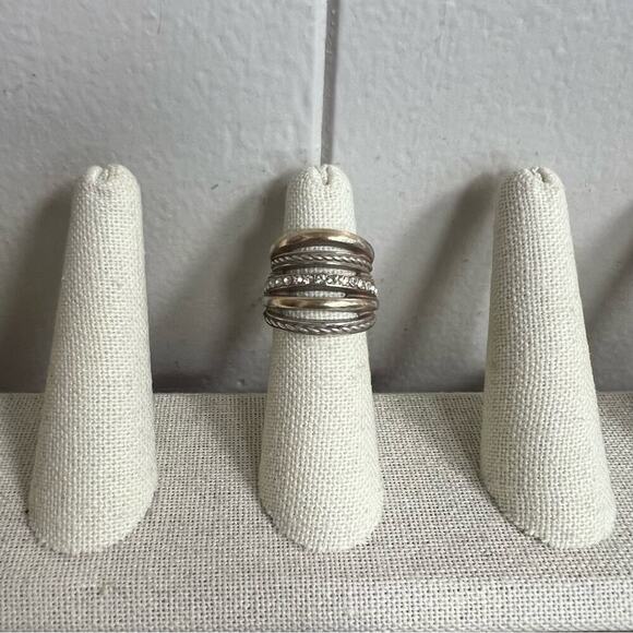 Brighton two tone ring SZ 5.5 - Picture 1 of 6
